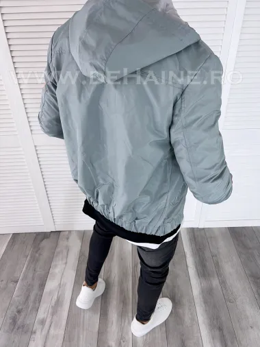 Geaca barbati de toamna gri B6857 13-5